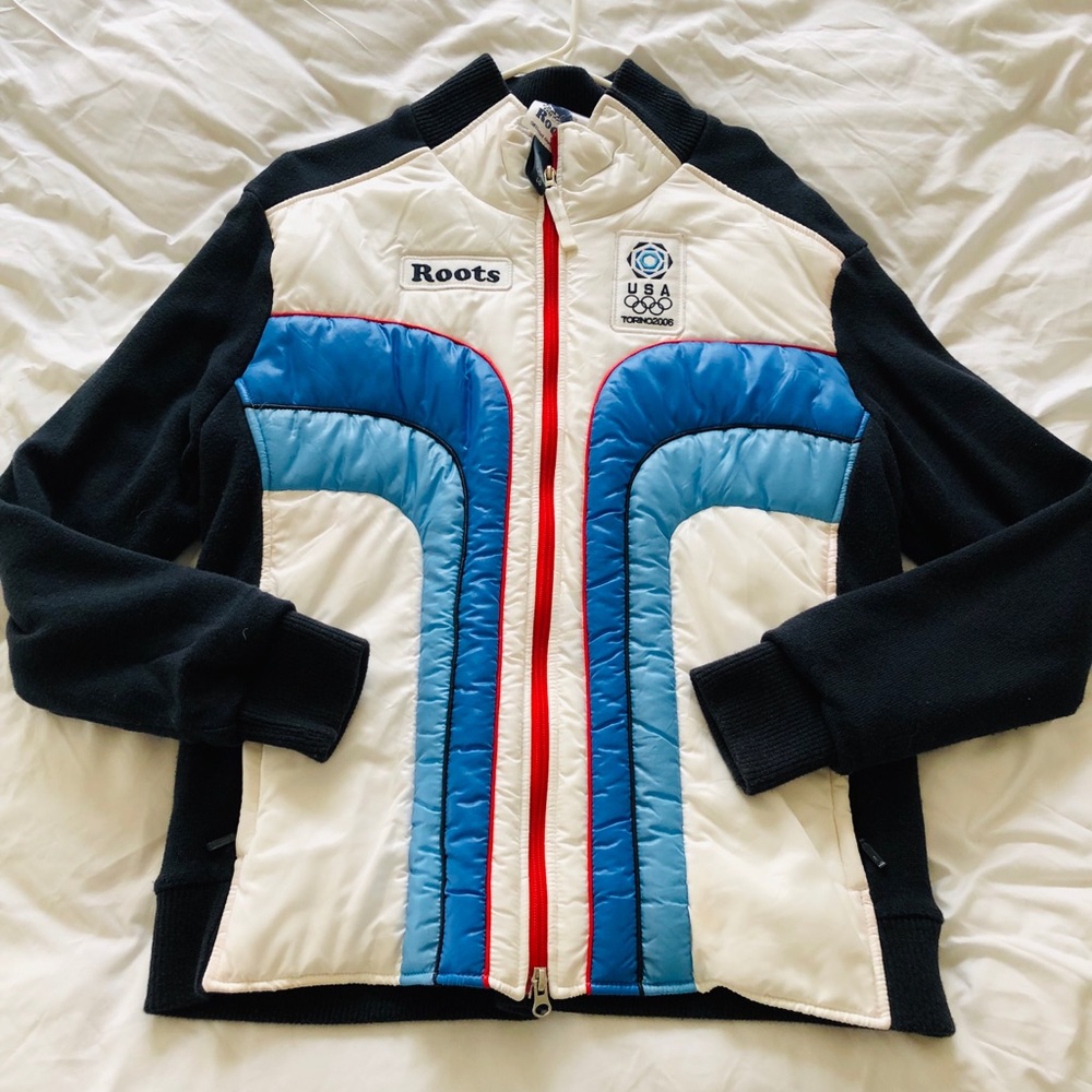 Roots USA 2006 Torino olympics jacket - size large